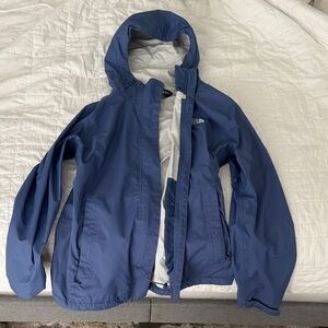 The North Face Navy/blue Hooded Rain Jacket